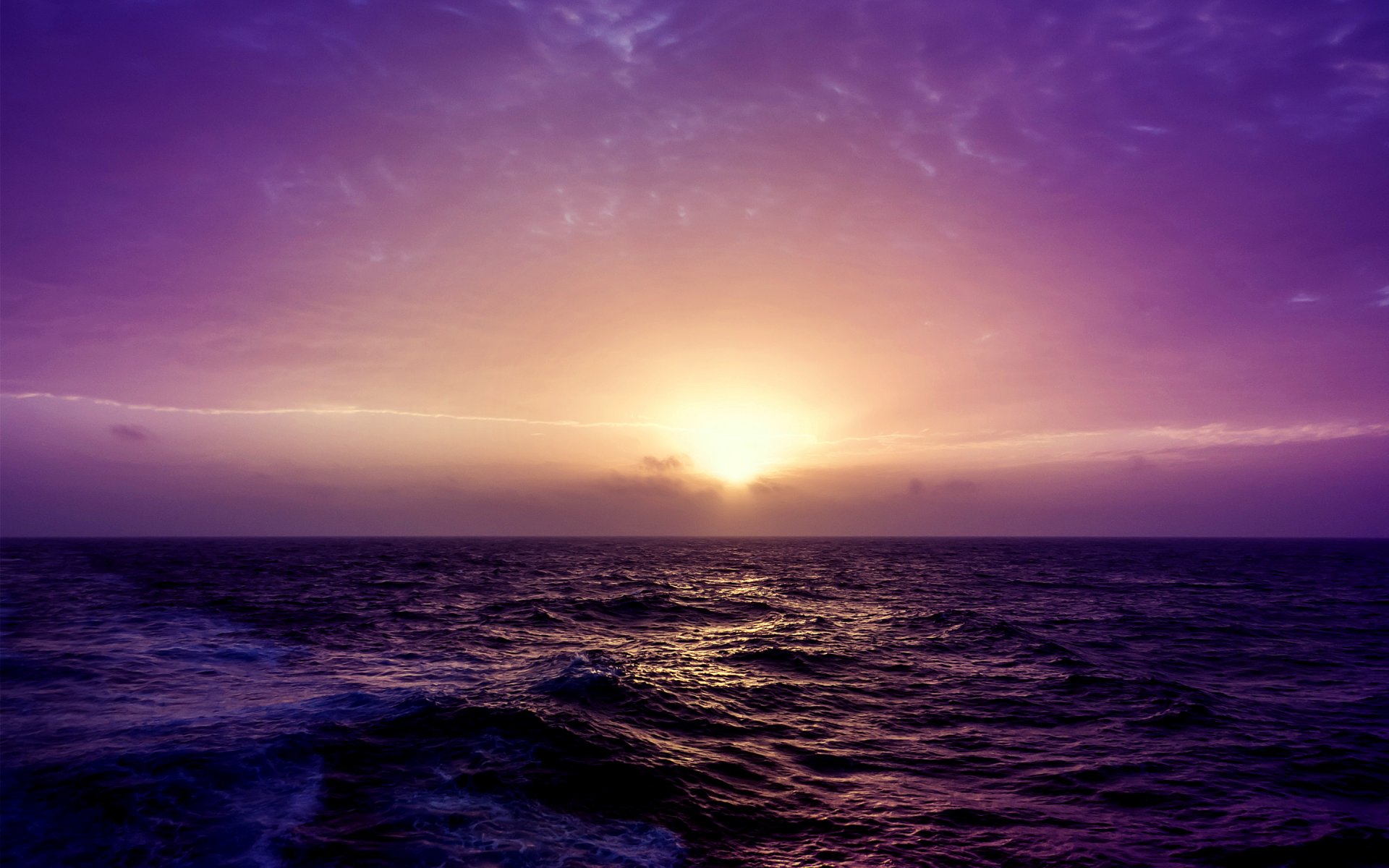 ea sunset sky waves sun