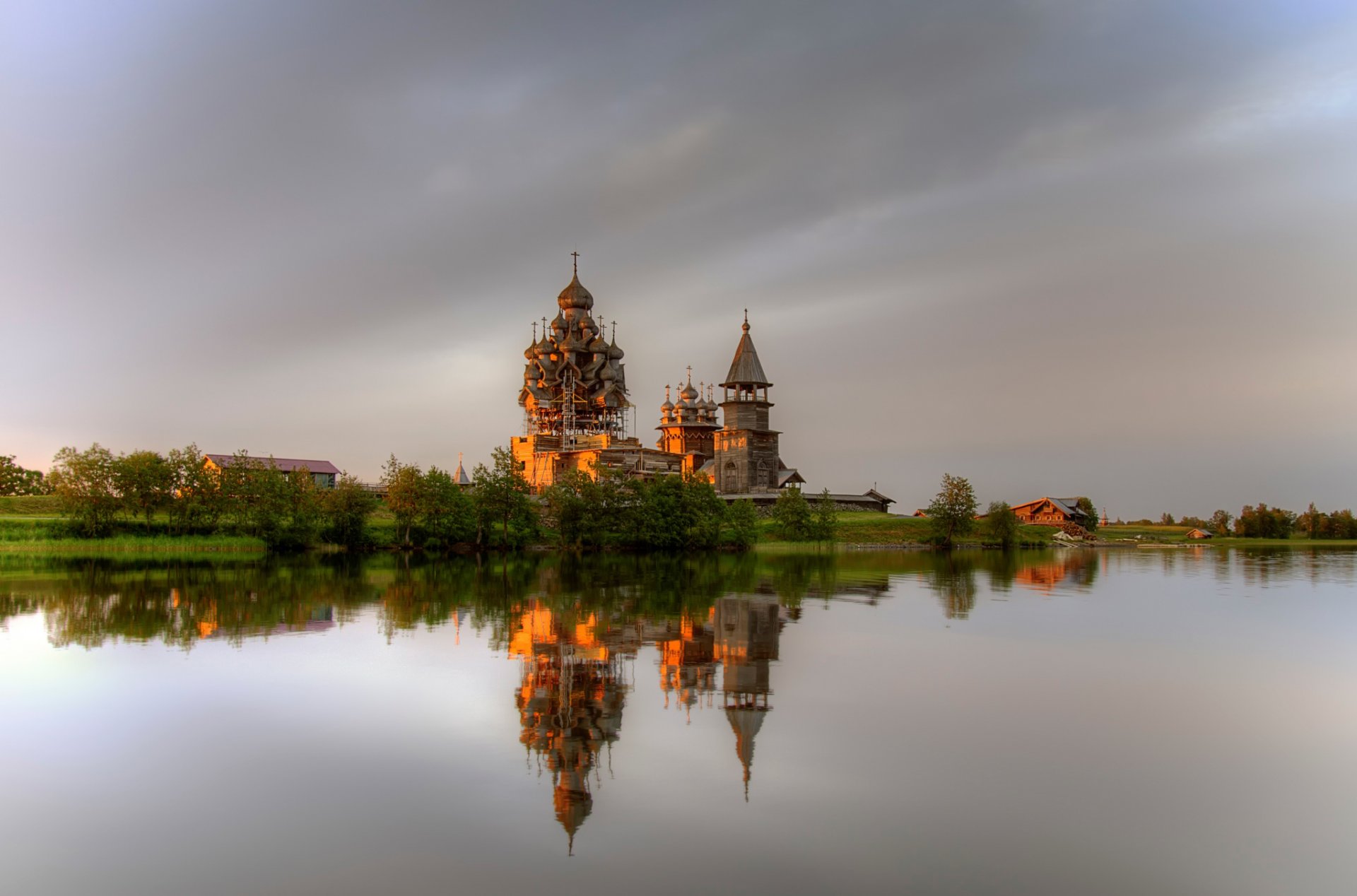 kizhi morning reflection