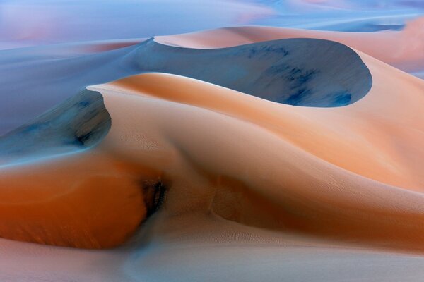 Photo dune before sunrise
