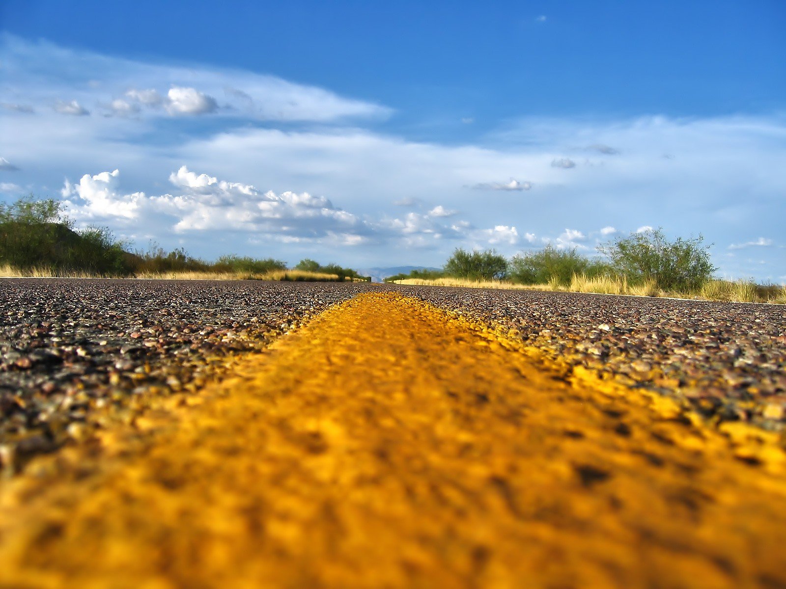 road counting horizon is filled up