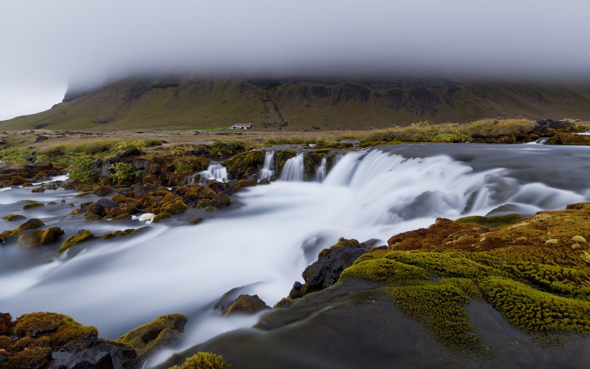 river fog nature