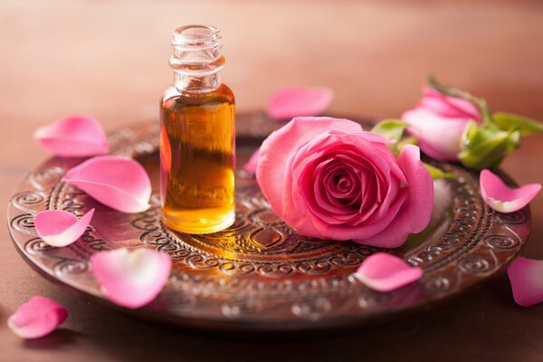 Rose petals, relax, spa