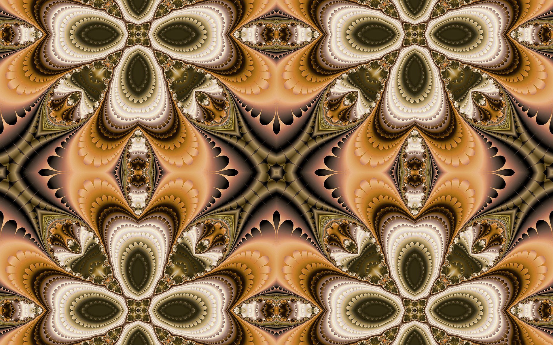 light flowers pattern symmetry texture