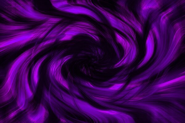 A beautiful purple whirlpool with darkness in the center