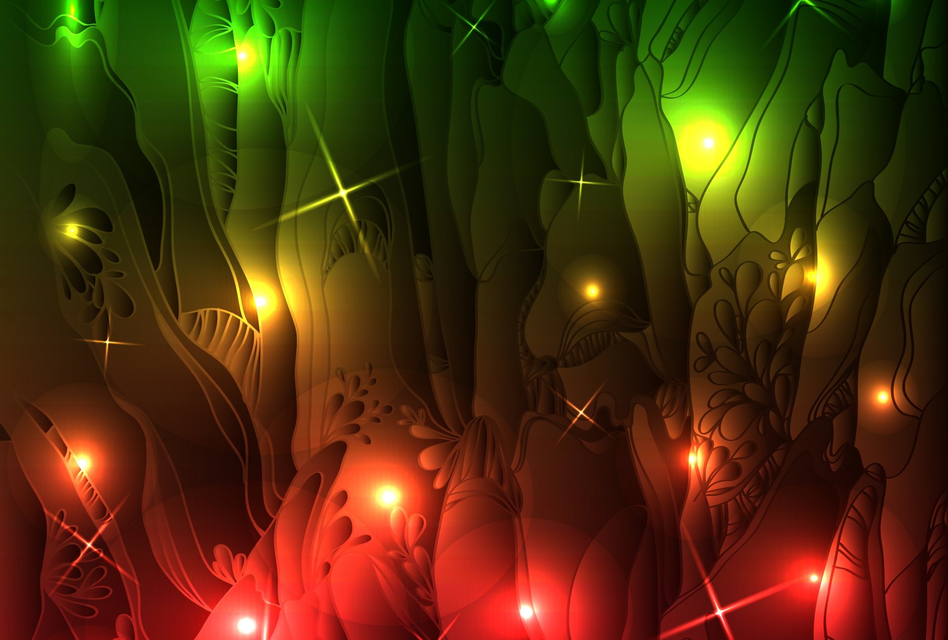pattern flowers abstract color abstraction