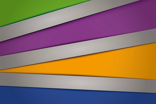 Abstract stripes in different colors