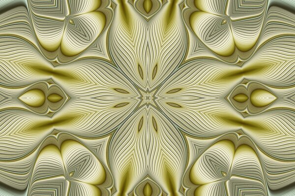 Symmetrical drawings three-dimensional patterns