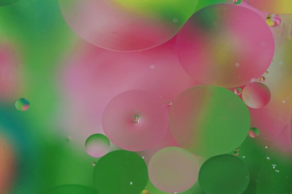 Oil drops and bubbles