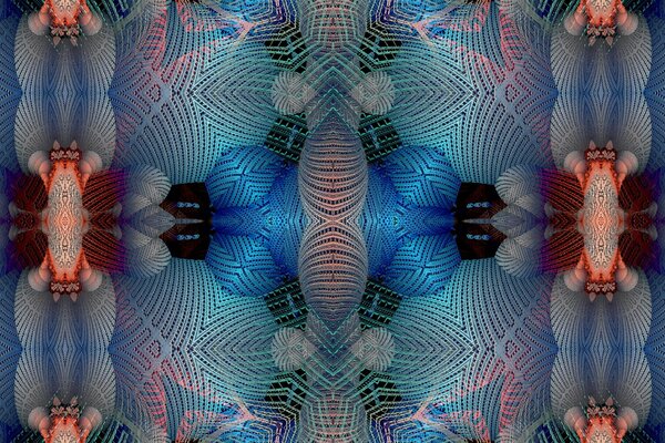 Color abstraction for paper wallpaper
