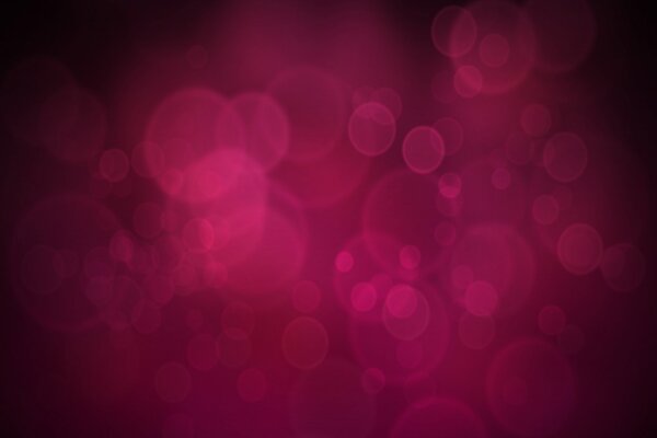 Pink and black bubbles abstract