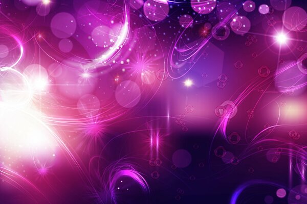 Abstraction in pink and purple tones