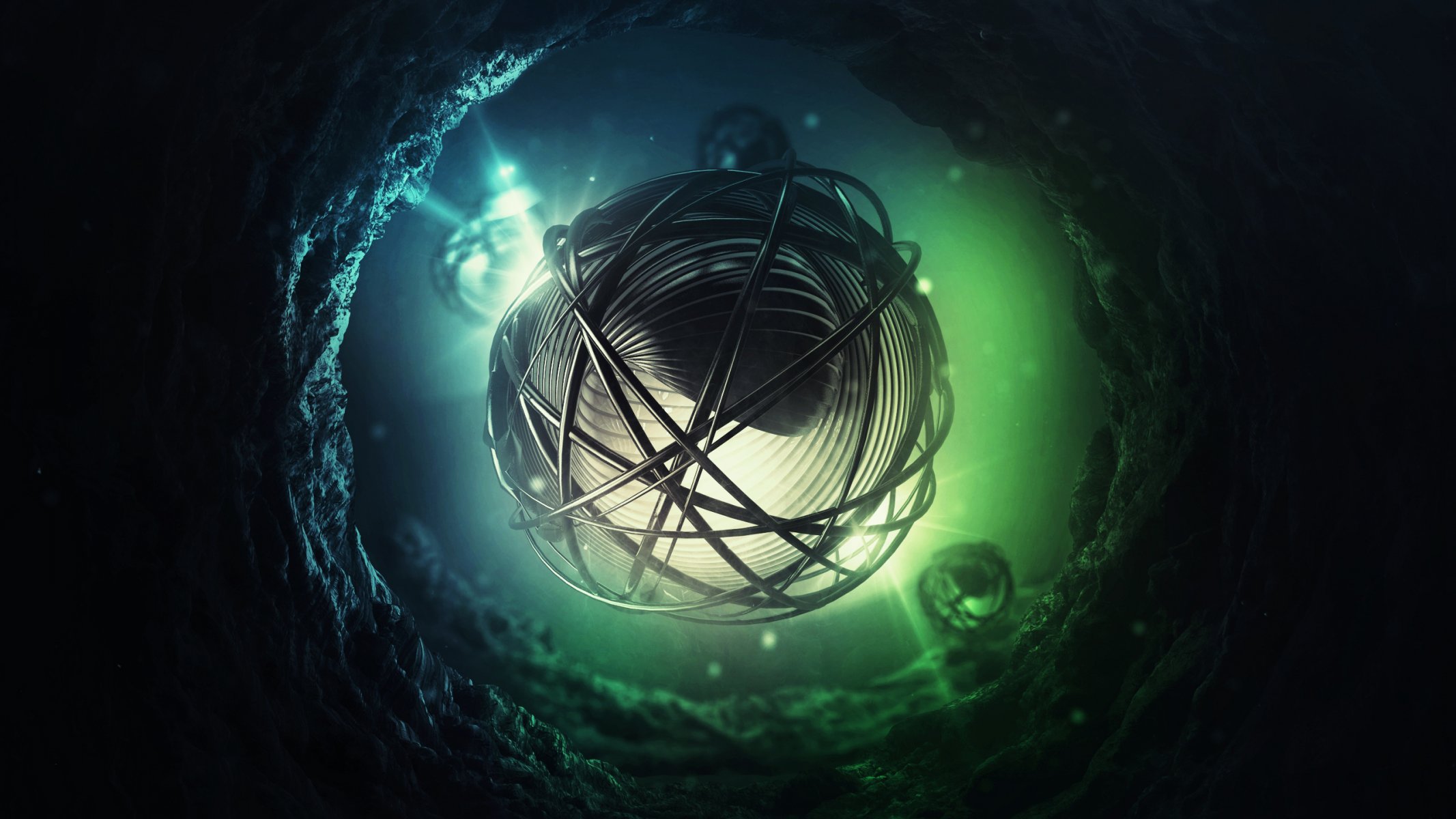 art tunnel sphere light