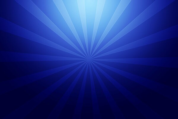 Direct rays of blue color