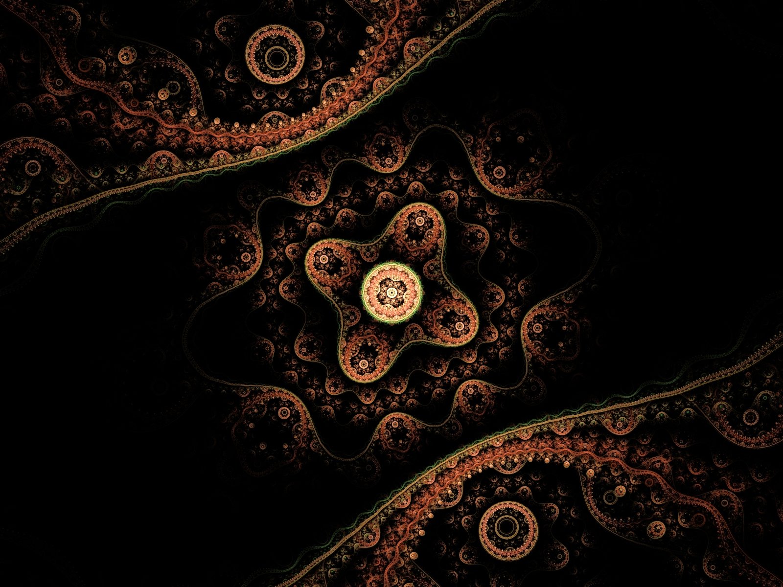 lace astral abstract of the projection