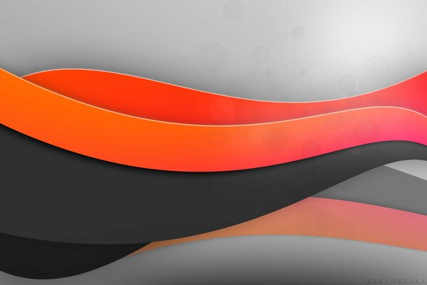 Abstraction of lines on a gray background
