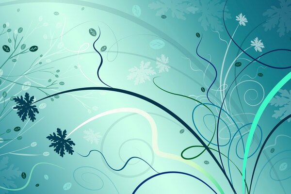 A frame with bend lines on a turquoise background