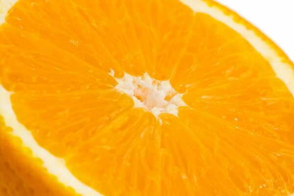 Bright and juicy orange