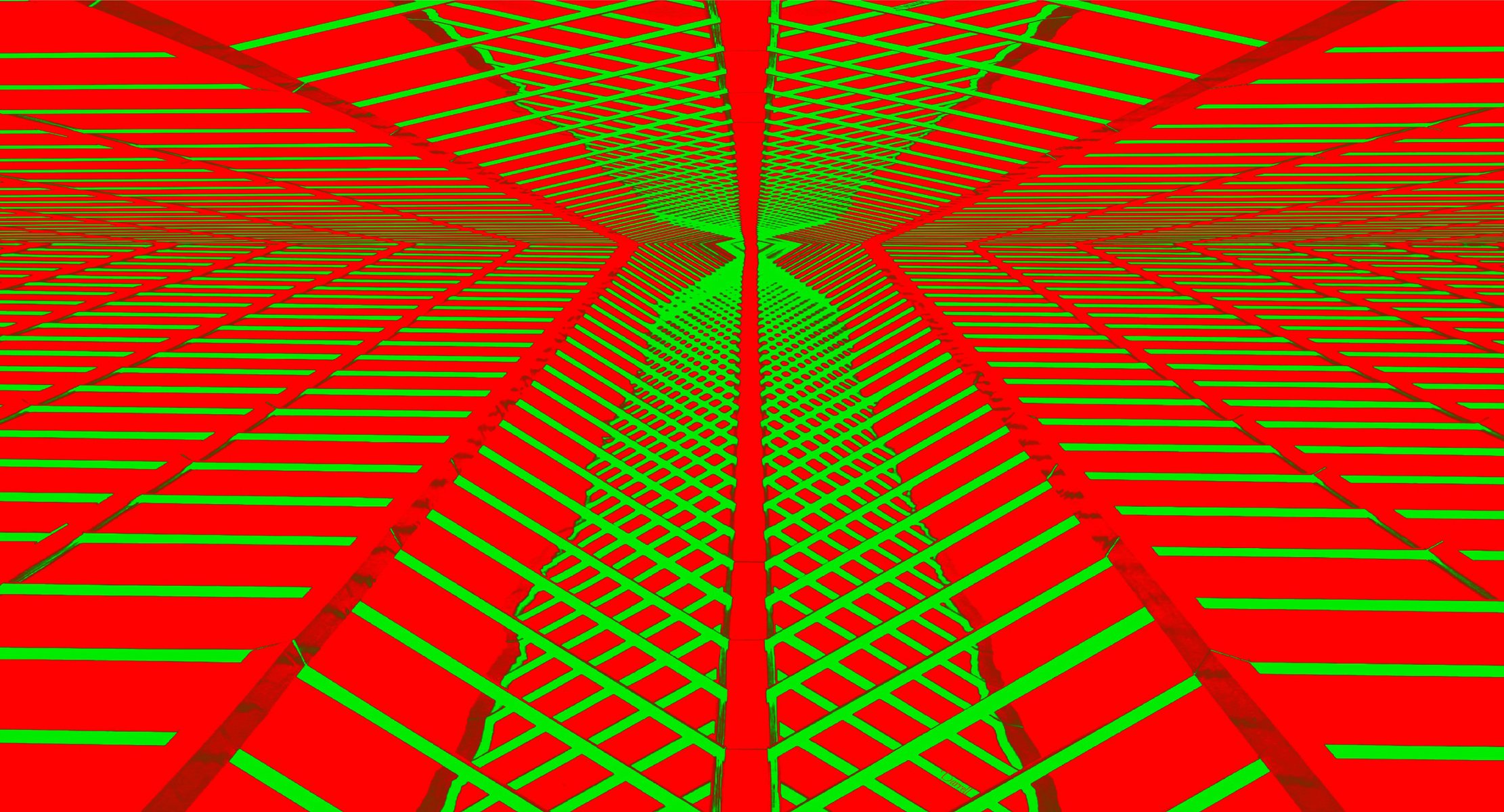 line volume reflection paint