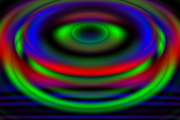 Colorful circles and bright background