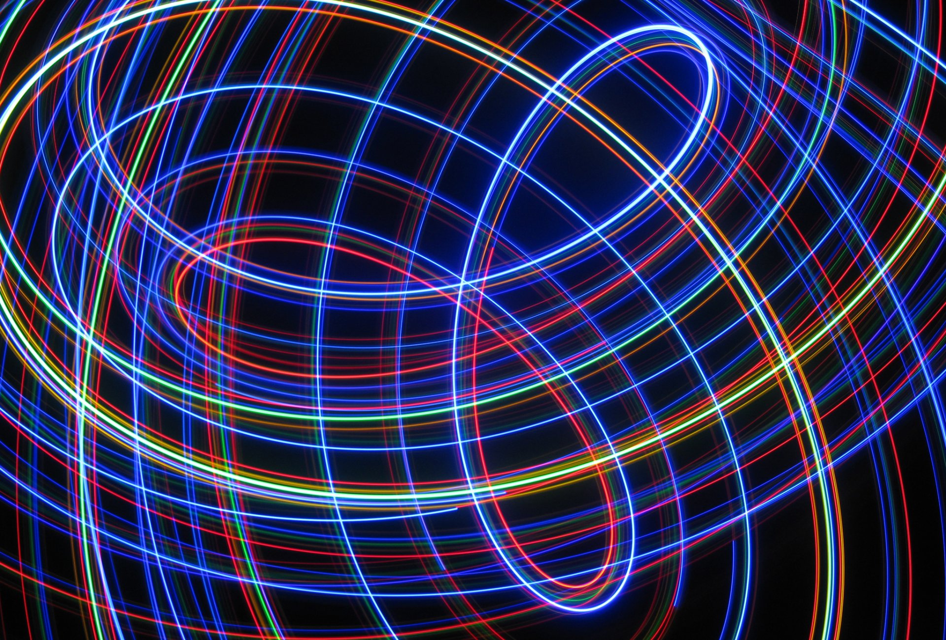 line rays tracks loop bending background