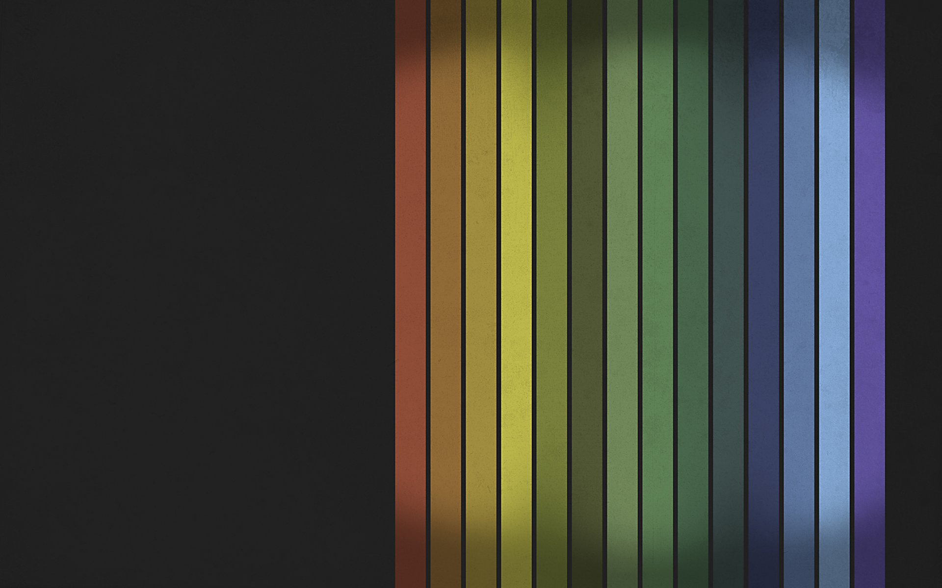 line rainbow colors serie