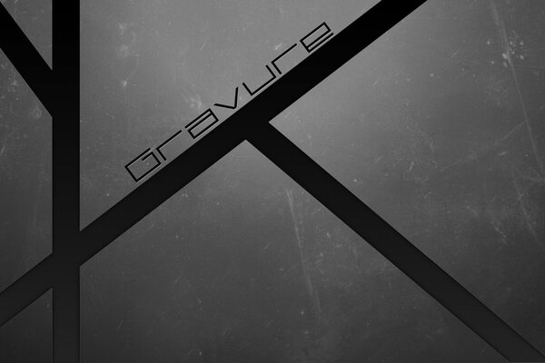 Drawing with black stripes in a minimalist style