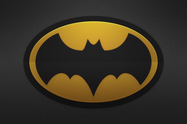 Batman logo on the desktop