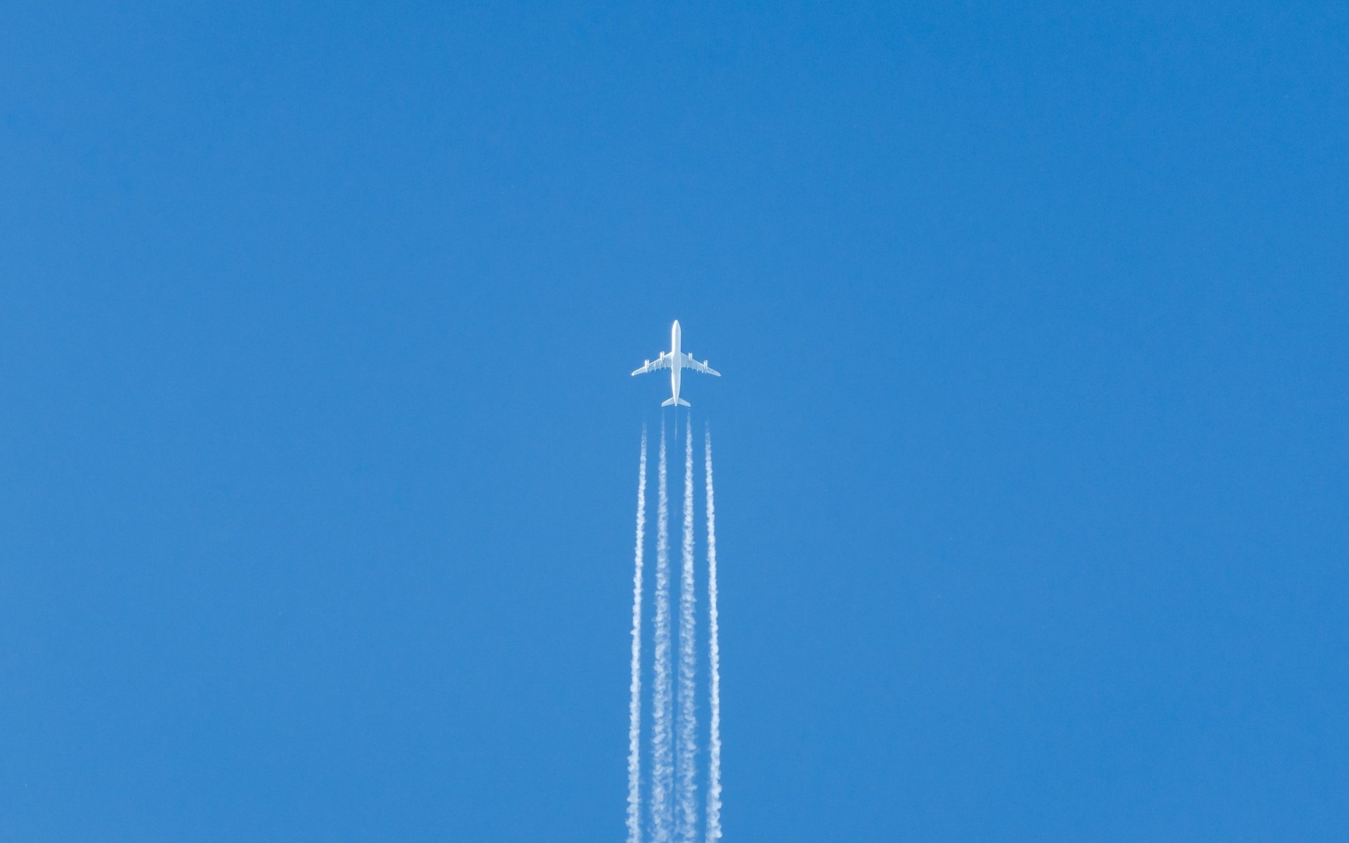 plane sky minimalism
