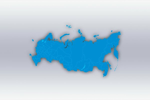 Russia on the world map