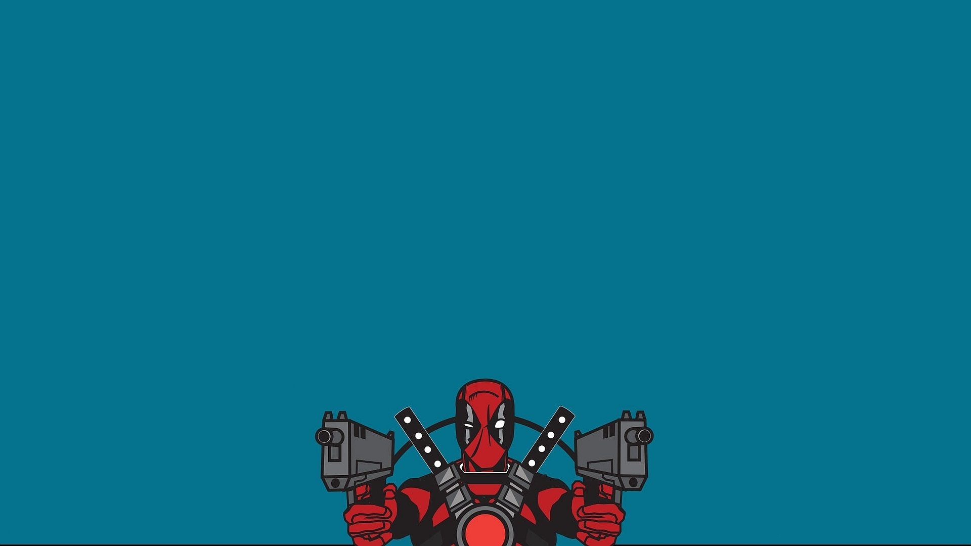 marvel comics deadpool suit weapon view background