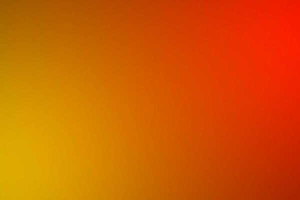 The transition from orange to bright red