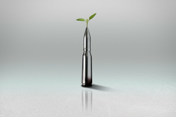 A small appendage sticks out of the bullet