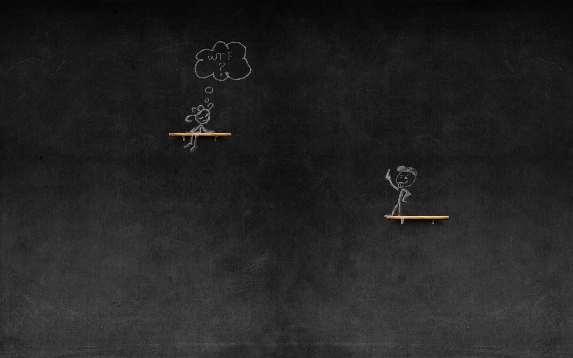 ituation chalk blackboard drawings guy girl wtf photos 1920x1200
