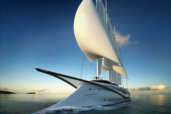 On white sails, a trip to the ocean