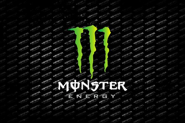 Monster energy advertising screensaver
