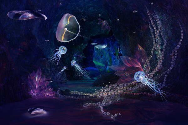 What does the ocean look like inside
