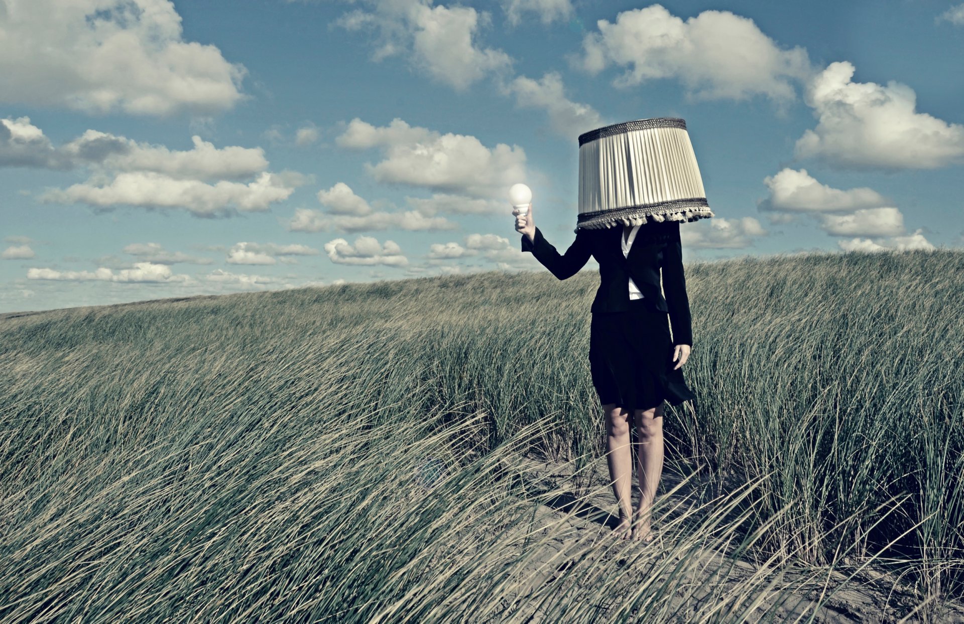 light girl lampshade