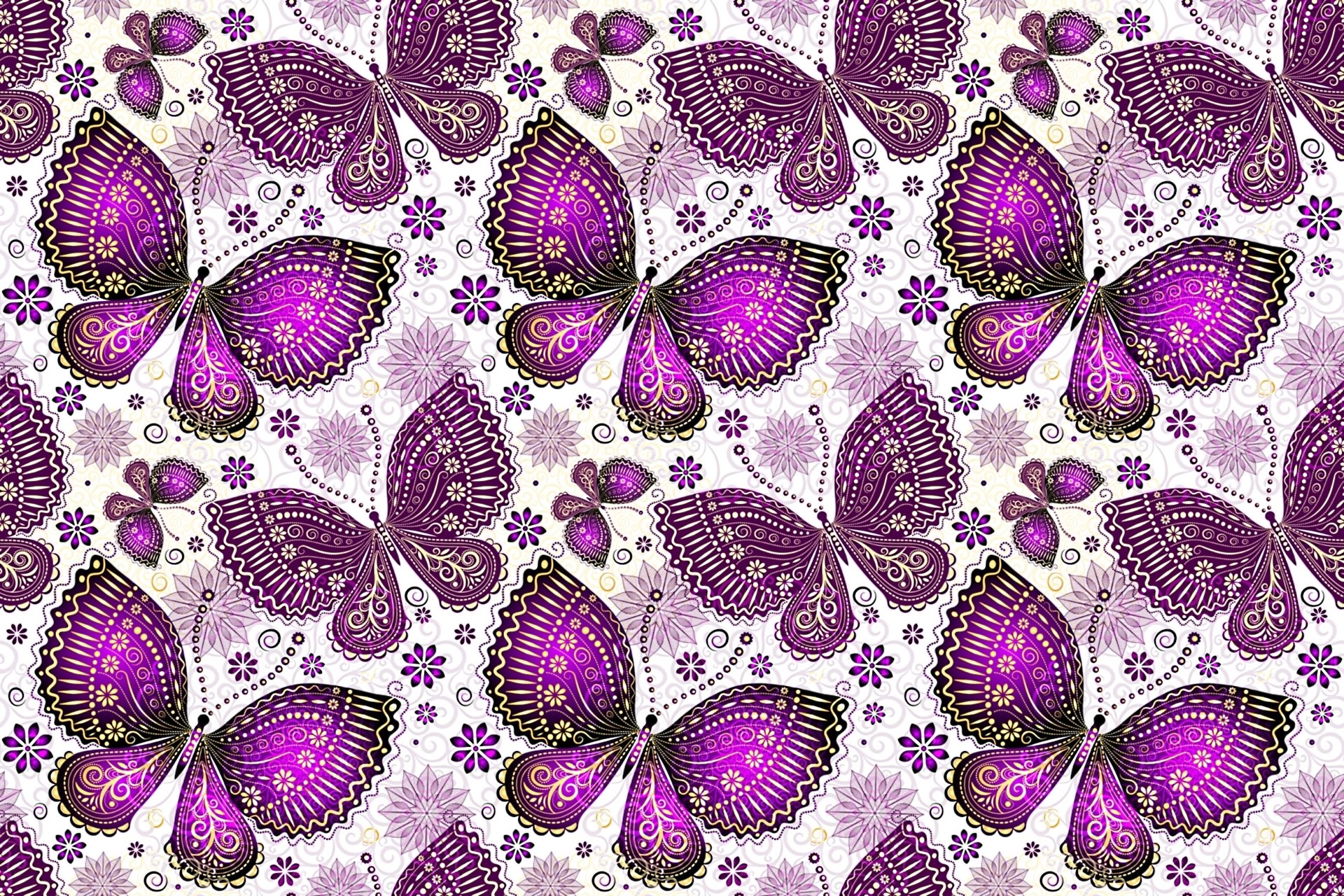 butterfly pattern wing