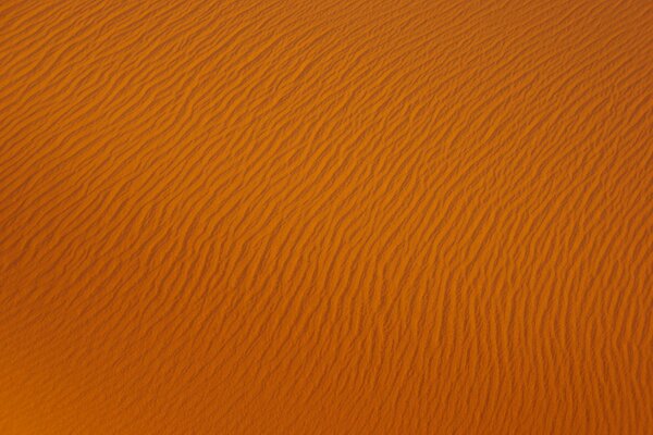 Velvety sandy texture of the desert