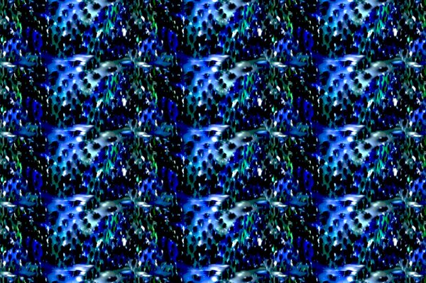 Multicolored dark blue pattern. Texture drawing