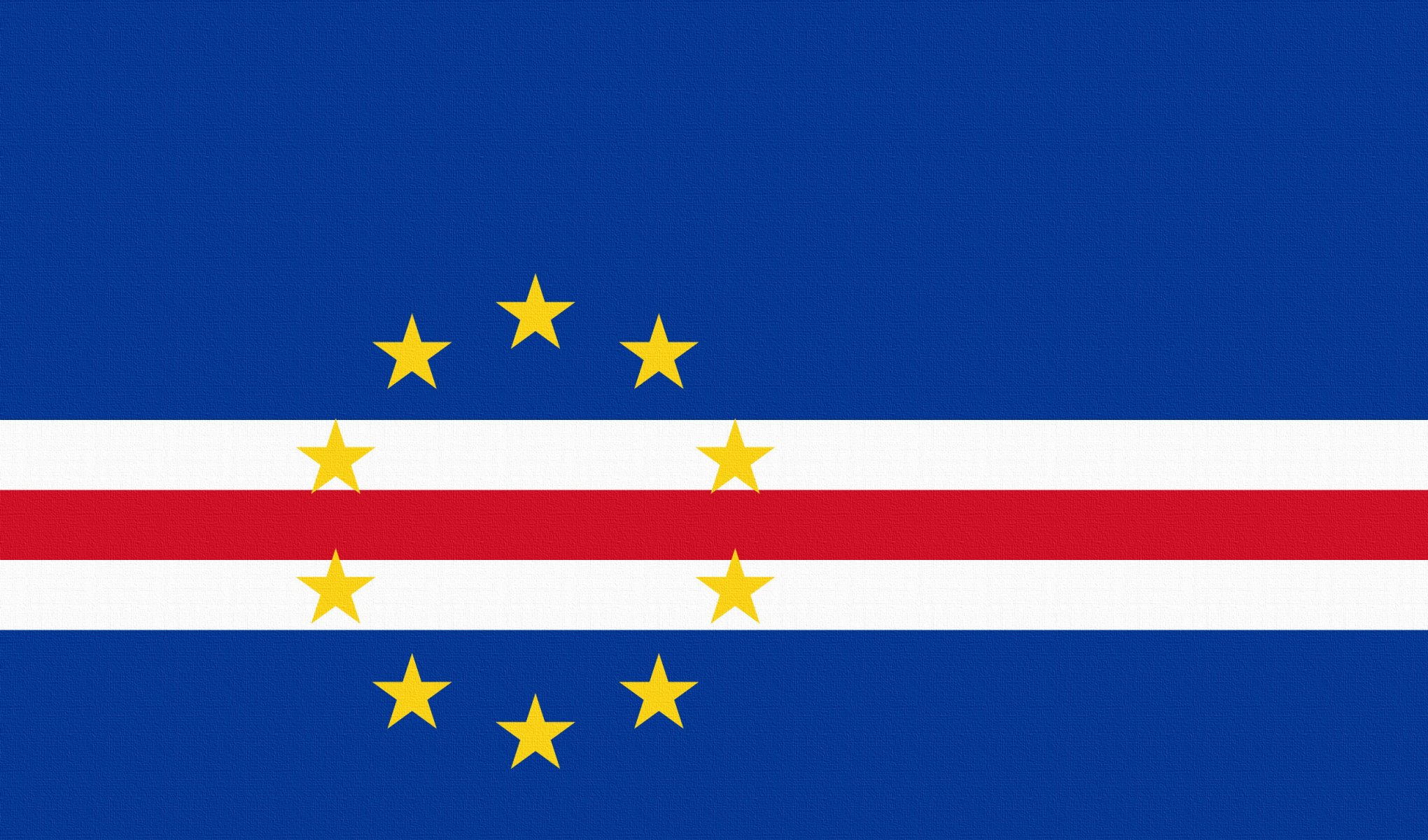 flag cape verde horizontal star