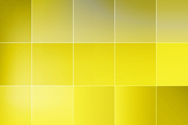 Yellow light square grid