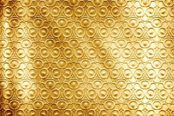 Gold metal pattern on the background