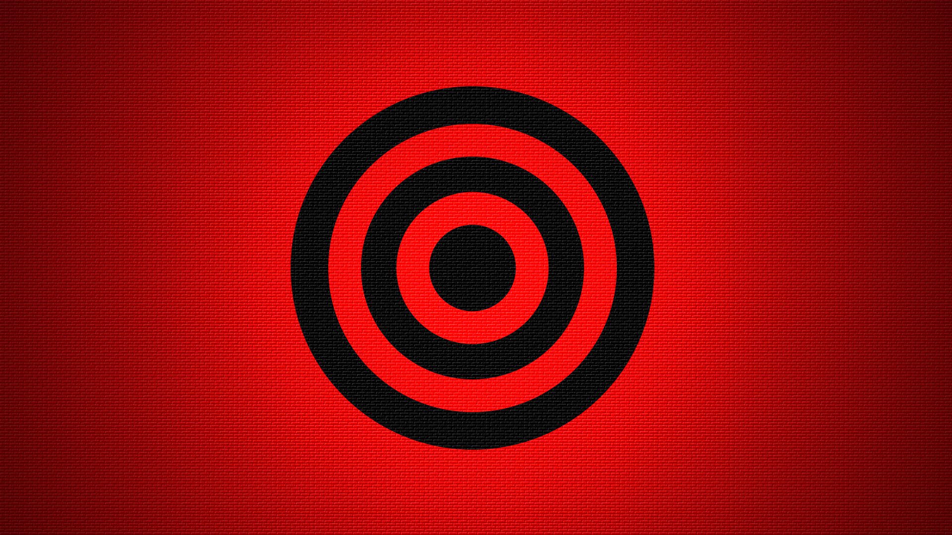flowers circle ring target cloth