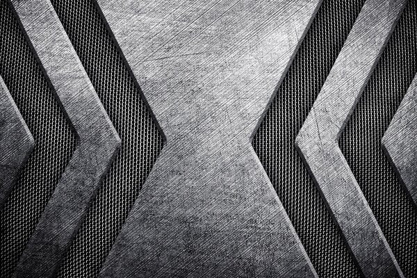 The texture of metal steel
