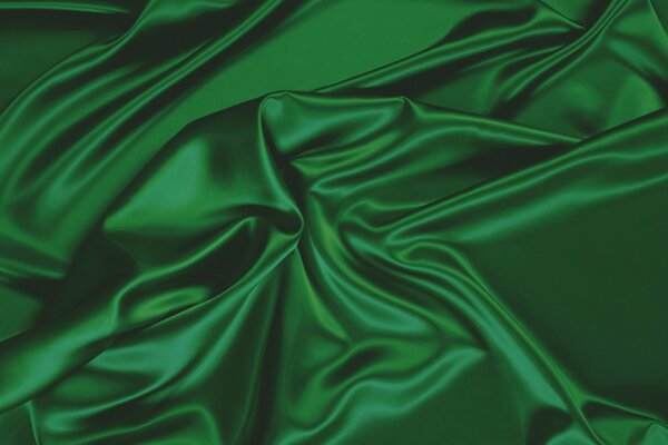Fabric of dark saturated green color