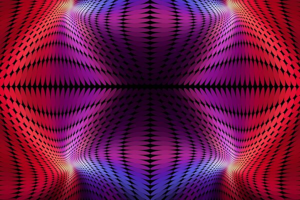 Multicolored texture , states of circles