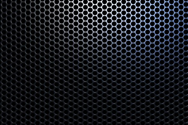 Blue background made of metallic texture