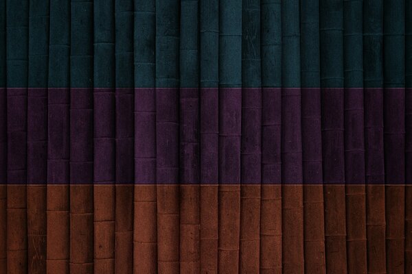 Three-color material and texture