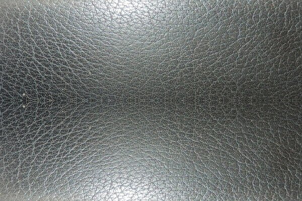 Silvery leather with a pleasant texture